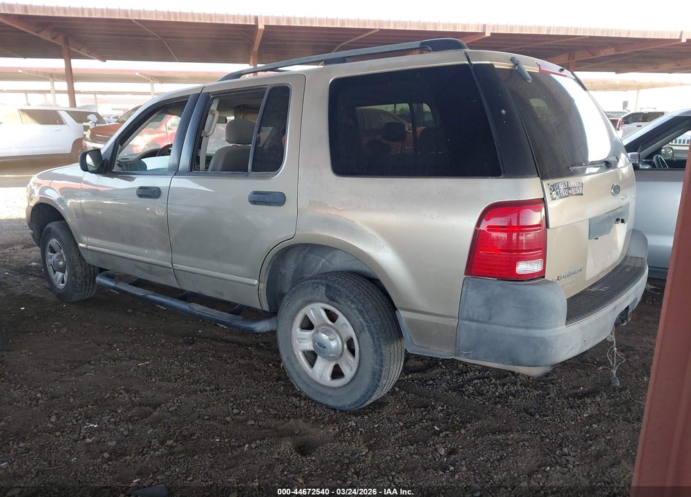 2003 FORD EXPLORER XLS VIN: 1FMZU72K43ZA78392