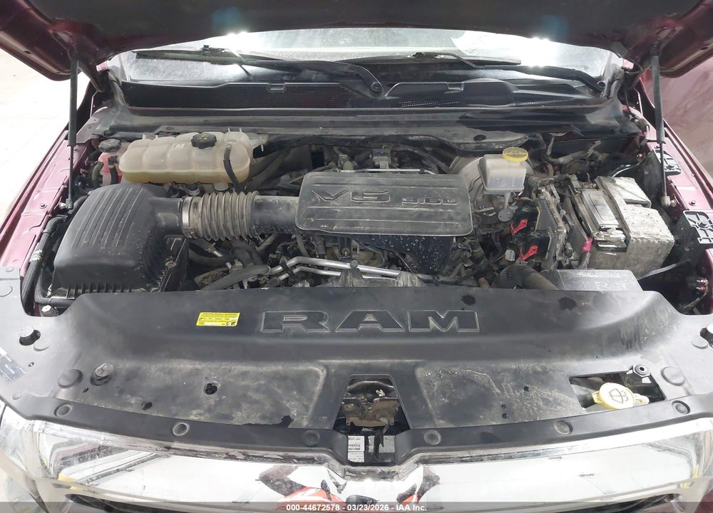 2019 RAM 1500 VIN: 1C6RRFBG1KN646462