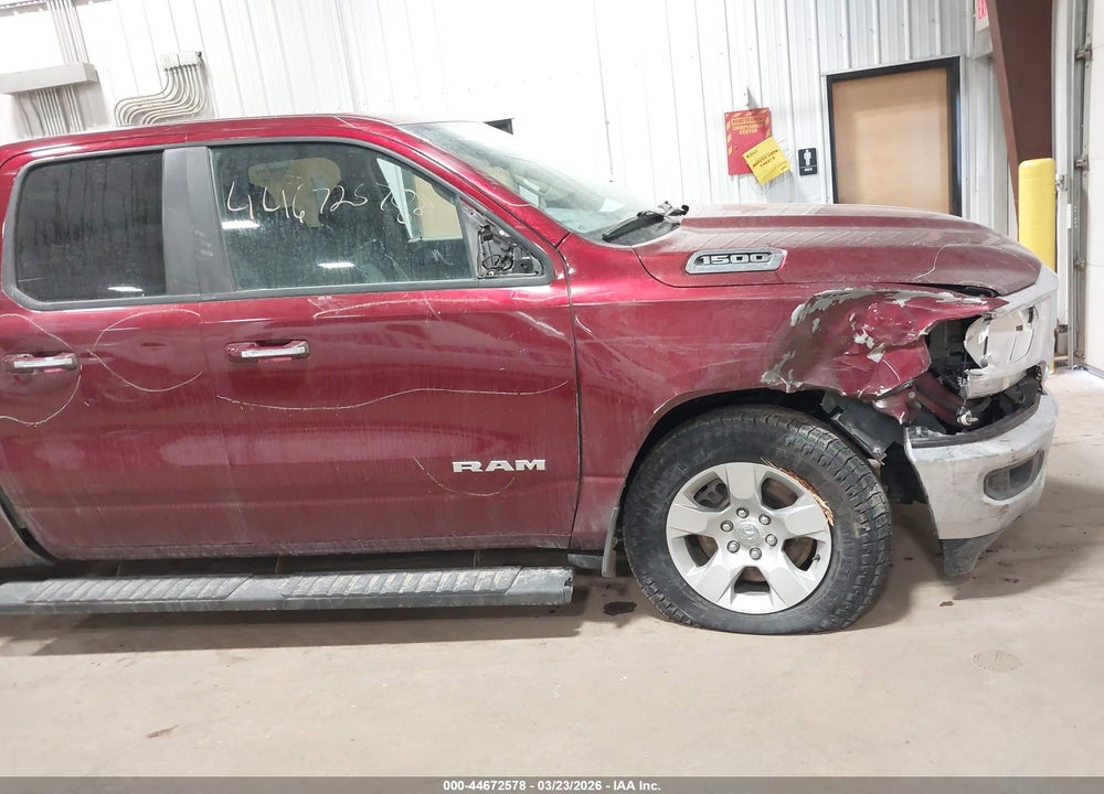 2019 RAM 1500 VIN: 1C6RRFBG1KN646462