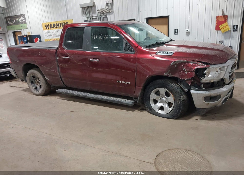 2019 RAM 1500 VIN: 1C6RRFBG1KN646462