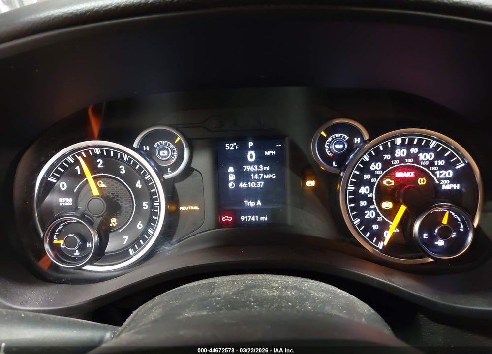 2019 RAM 1500 VIN: 1C6RRFBG1KN646462