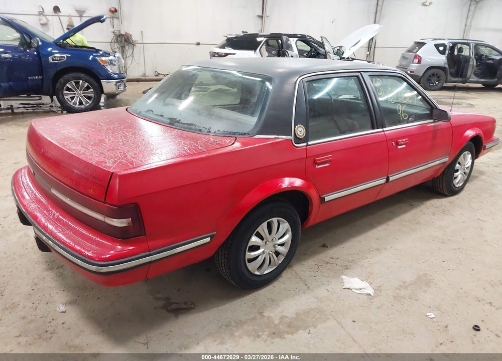 1996 BUICK CENTURY SPECIAL/CUSTOM/LIMITED VIN: 1G4AG55M4T6451485