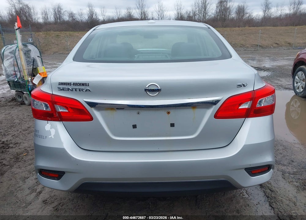2017 NISSAN SENTRA SV VIN: 3N1AB7APXHY356074