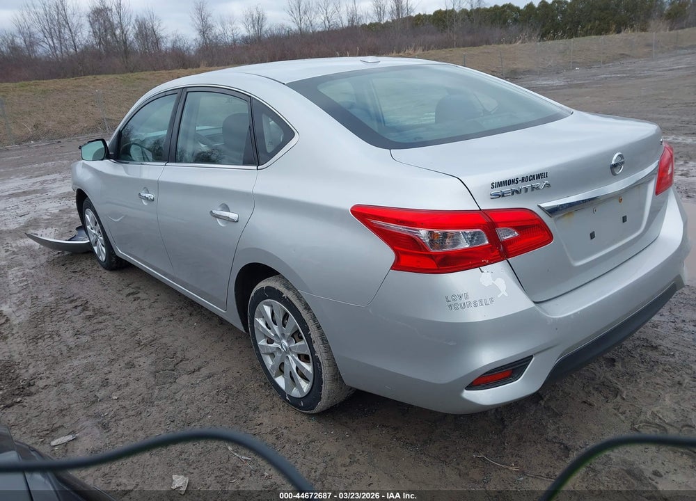 2017 NISSAN SENTRA SV VIN: 3N1AB7APXHY356074