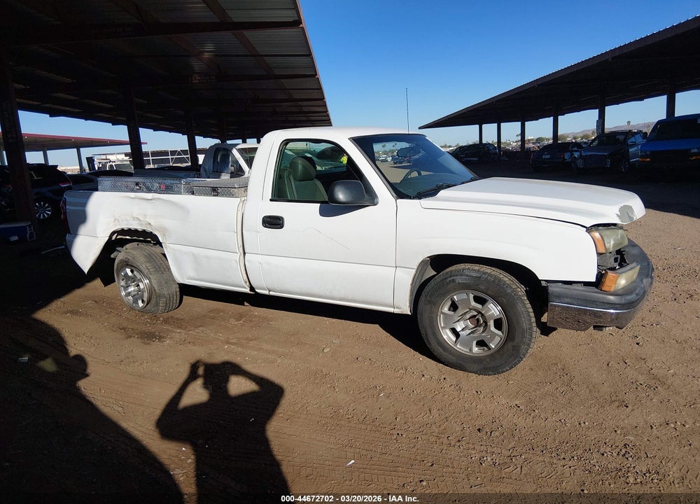 2006 CHEVROLET SILVERADO 1500 WORK TRUCK VIN: 1GCEC14V96E283485