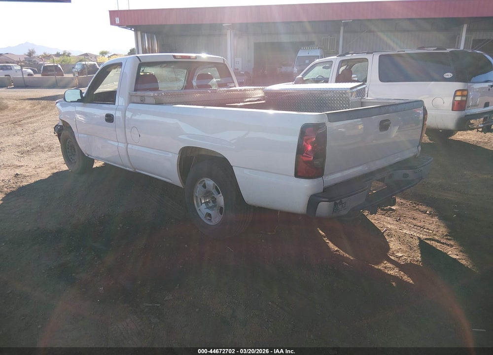 2006 CHEVROLET SILVERADO 1500 WORK TRUCK VIN: 1GCEC14V96E283485
