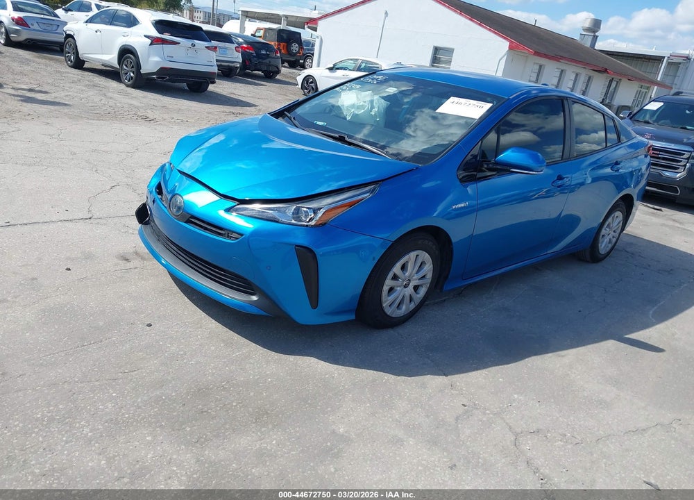 2020 TOYOTA PRIUS LE VIN: JTDKARFU2L3114833