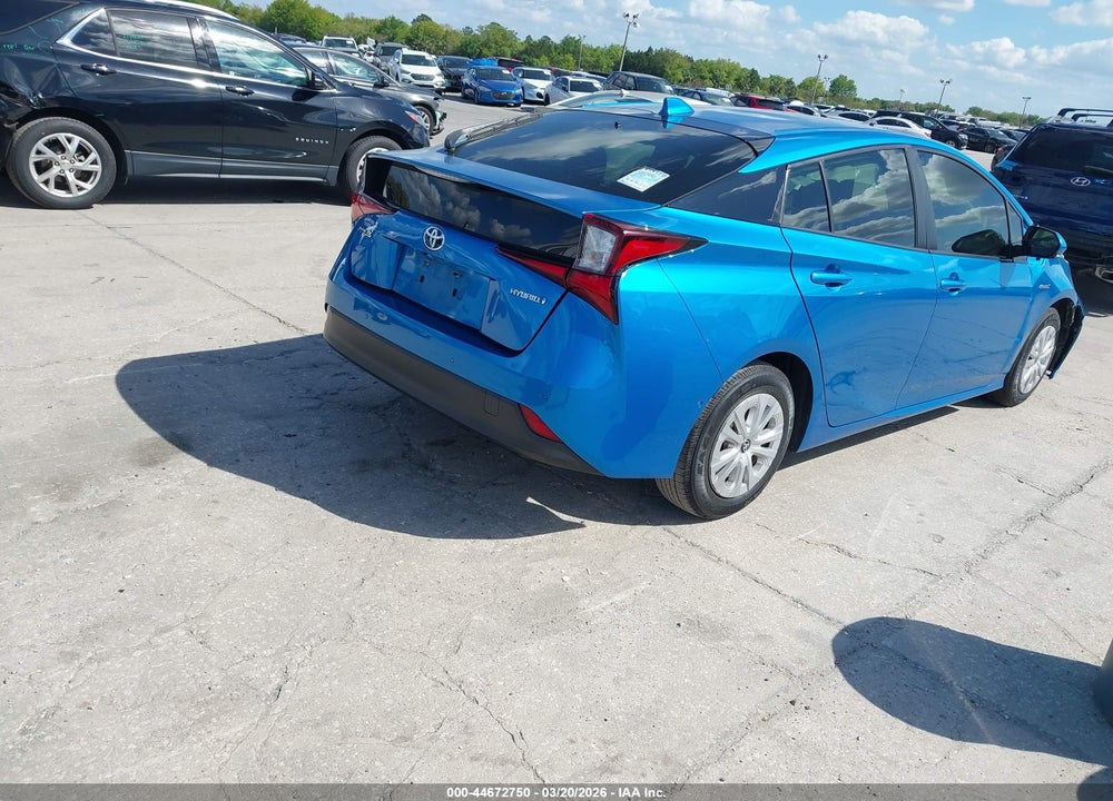 2020 TOYOTA PRIUS LE VIN: JTDKARFU2L3114833