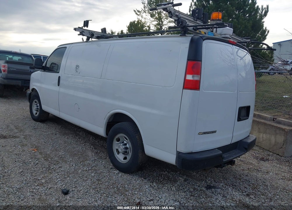 2017 CHEVROLET EXPRESS 2500 WORK VAN VIN: 1GCWGAFF3H1280588