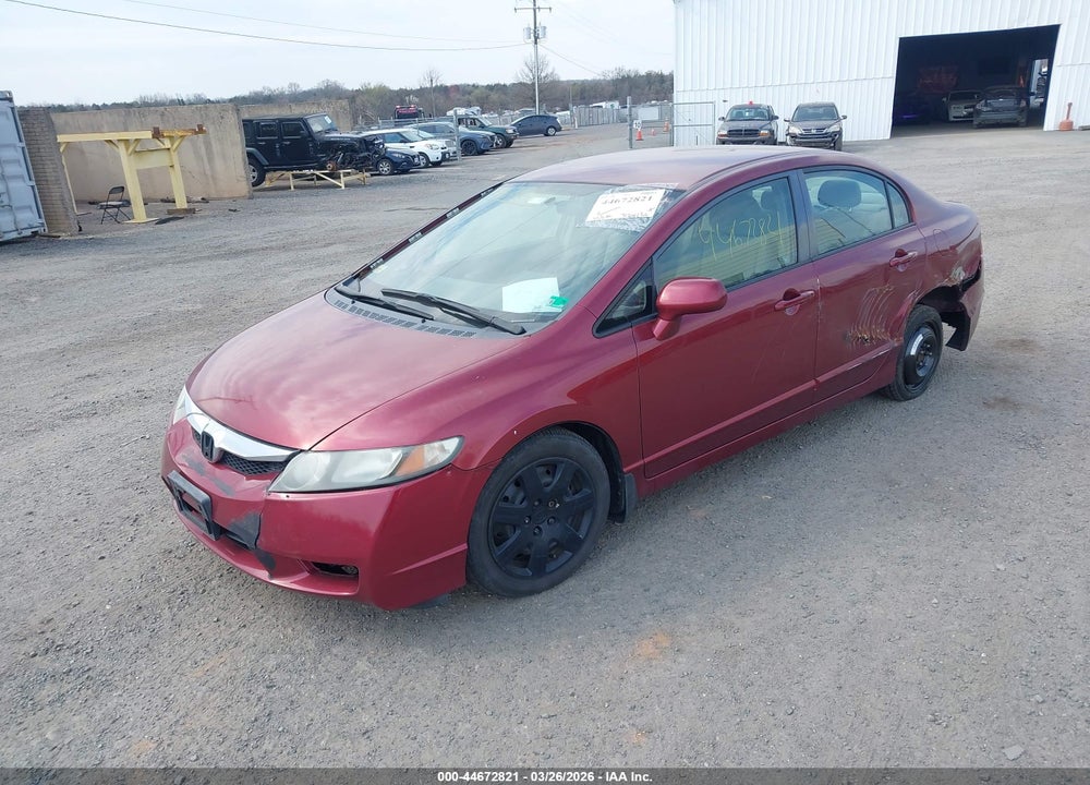 2009 HONDA CIVIC LX VIN: 2HGFA16529H541609