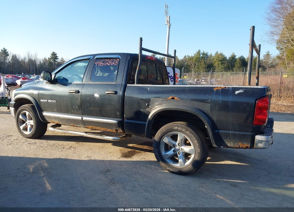 2007 DODGE RAM 1500 SLT/TRX4 OFF ROAD/SPORT VIN: 1D7HU18247J601537