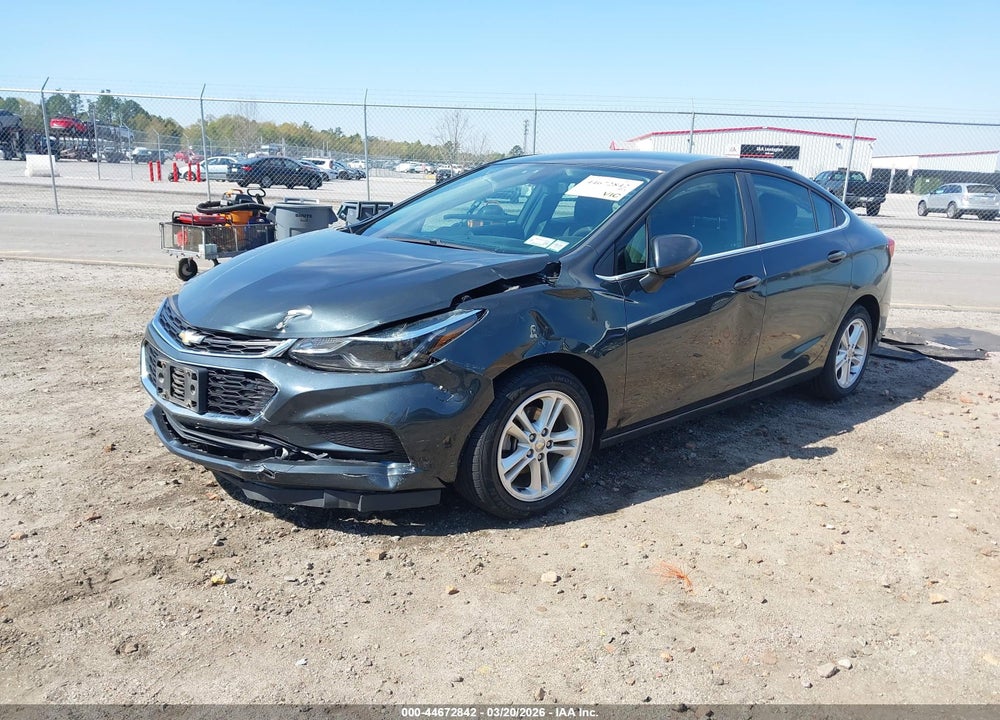 2018 CHEVROLET CRUZE LT AUTO VIN: 1G1BE5SM2J7203237