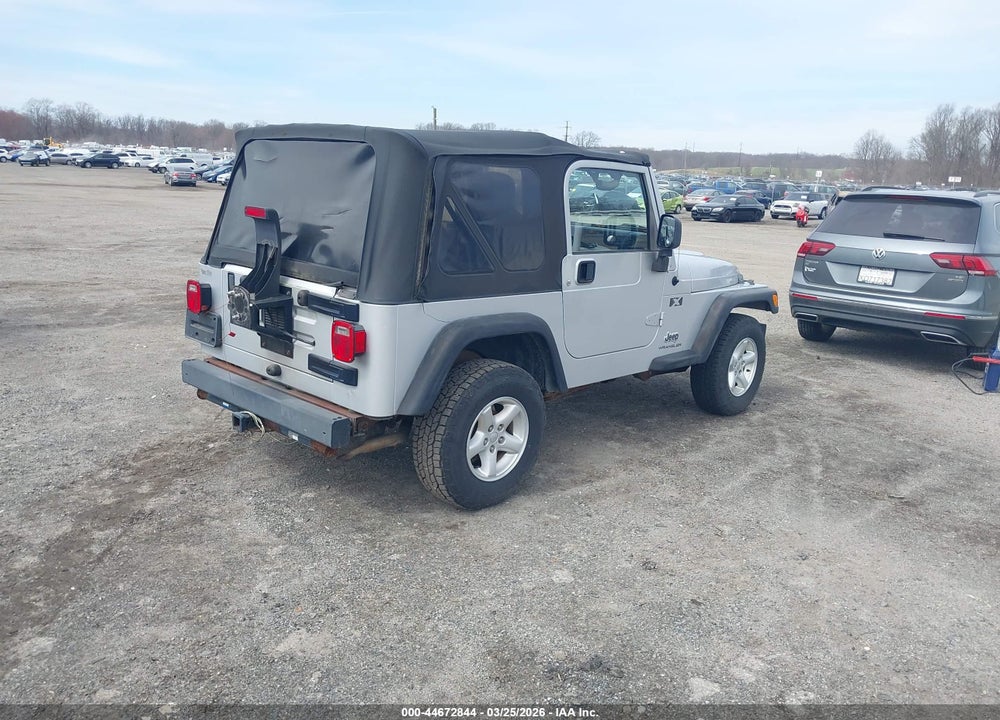 2006 JEEP WRANGLER X VIN: 1J4FA39S56P750405