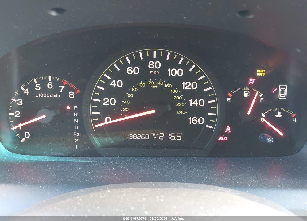 2004 HONDA ACCORD 3.0 EX VIN: 1HGCM66544A097910