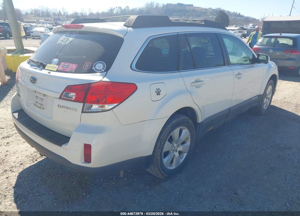 2010 SUBARU OUTBACK 2.5I PREMIUM VIN: 4S4BRCCC3A3314307