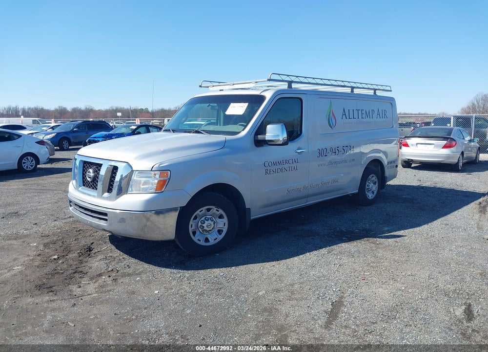2012 NISSAN NV 2500 NV2500 HD SV V8 VIN: 1N6AF0KY9CN112306