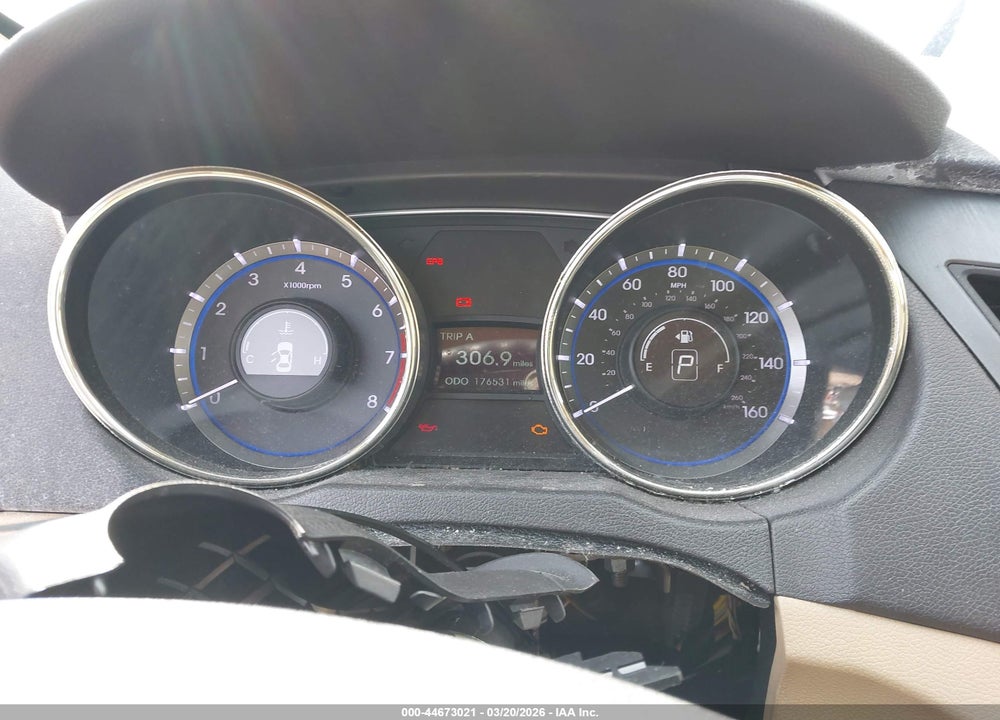2011 HYUNDAI SONATA GLS VIN: 5NPEB4ACXBH279950