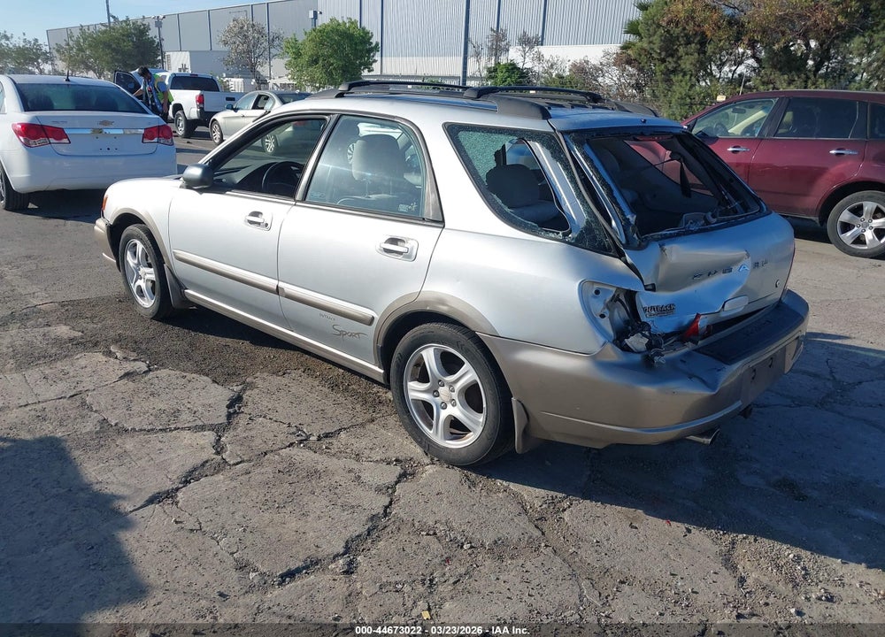 2003 SUBARU IMPREZA OUTBACK SPORT VIN: JF1GG68503G806161
