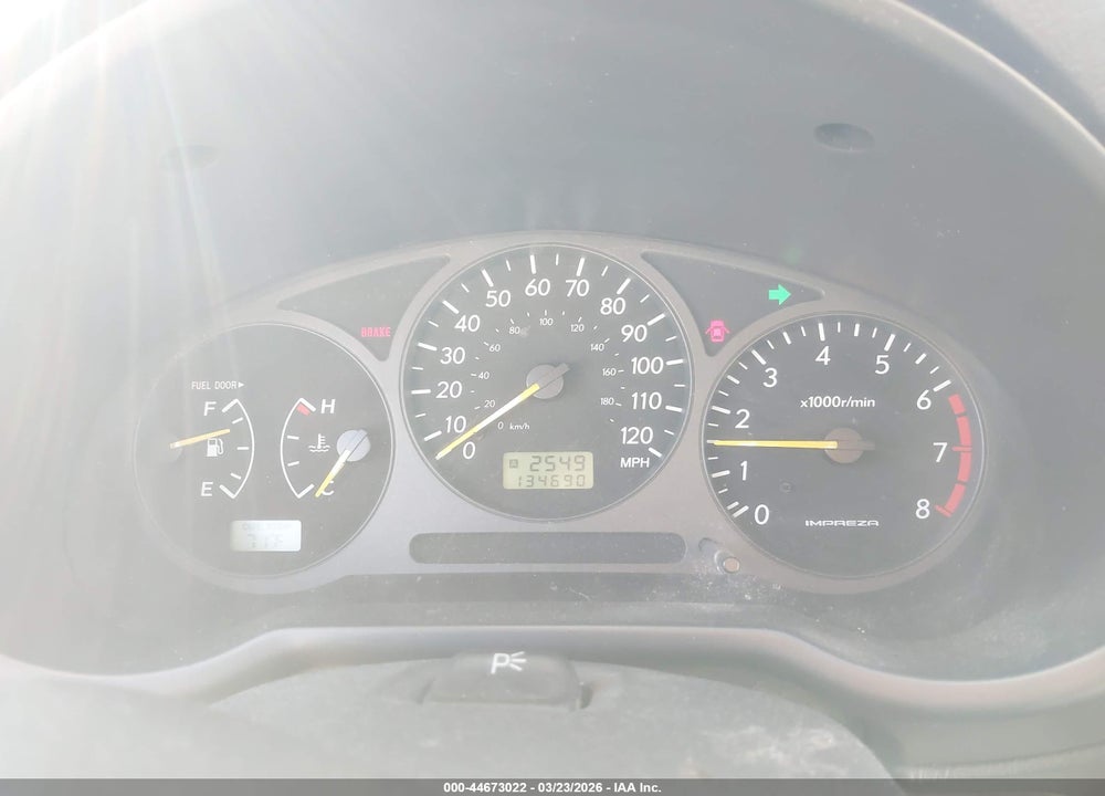 2003 SUBARU IMPREZA OUTBACK SPORT VIN: JF1GG68503G806161