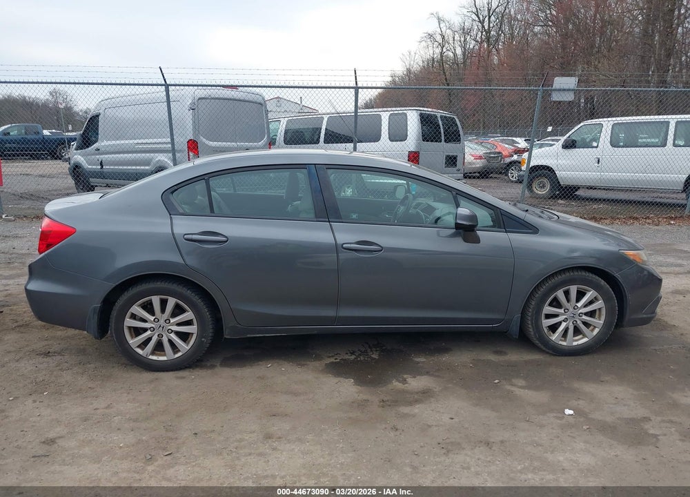 2012 HONDA CIVIC EX VIN: 19XFB2F86CE082857