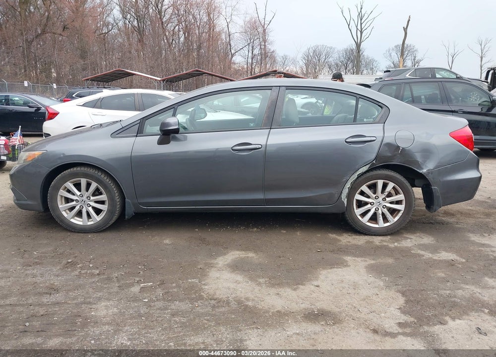2012 HONDA CIVIC EX VIN: 19XFB2F86CE082857