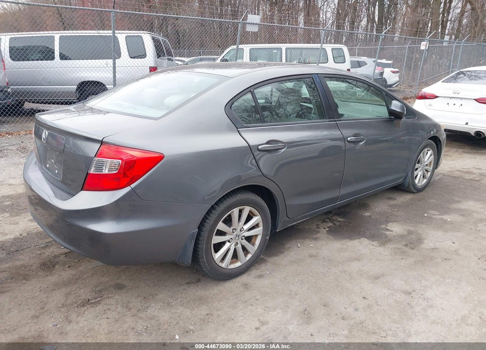 2012 HONDA CIVIC EX VIN: 19XFB2F86CE082857