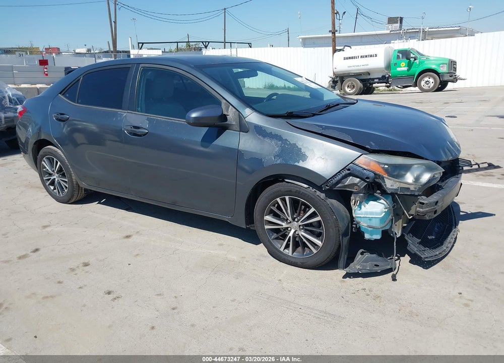 2015 TOYOTA COROLLA LE PLUS VIN: 5YFBURHE4FP330417