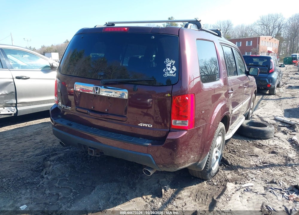 2009 HONDA PILOT EX-L VIN: 5FNYF48569B021619