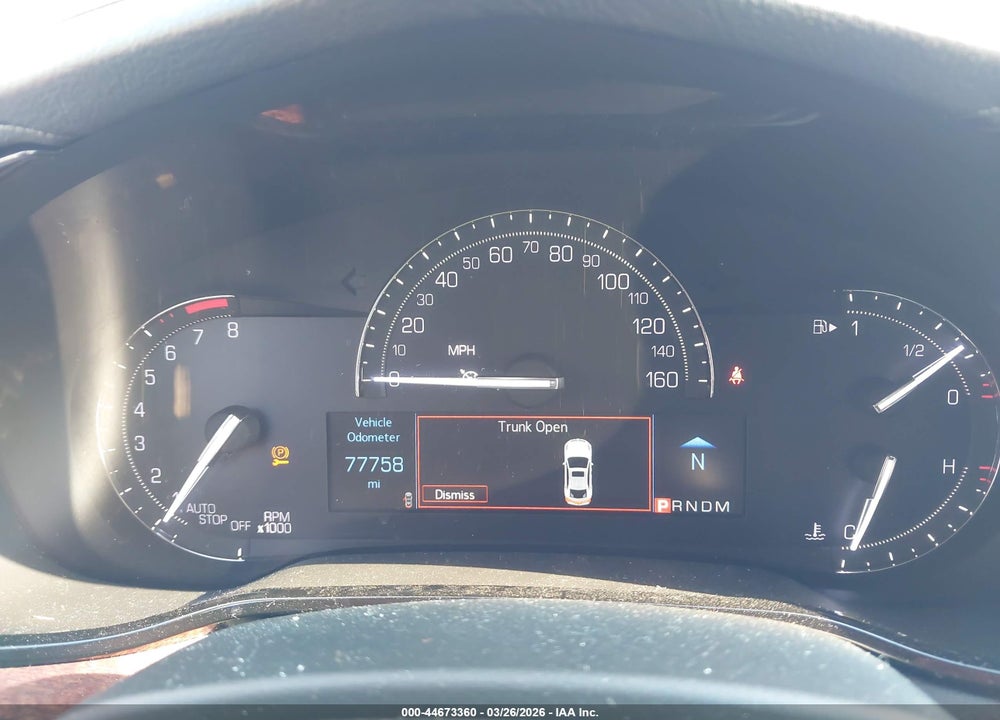 2019 CADILLAC CTS LUXURY VIN: 1G6AR5SS4K0101683