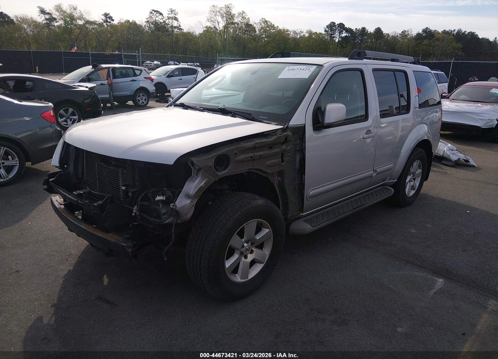 2012 NISSAN PATHFINDER SV VIN: 5N1AR1NB2CC633592