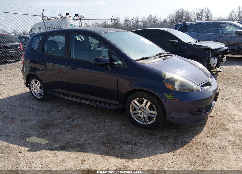 2008 HONDA FIT SPORT VIN: JHMGD38688S050768