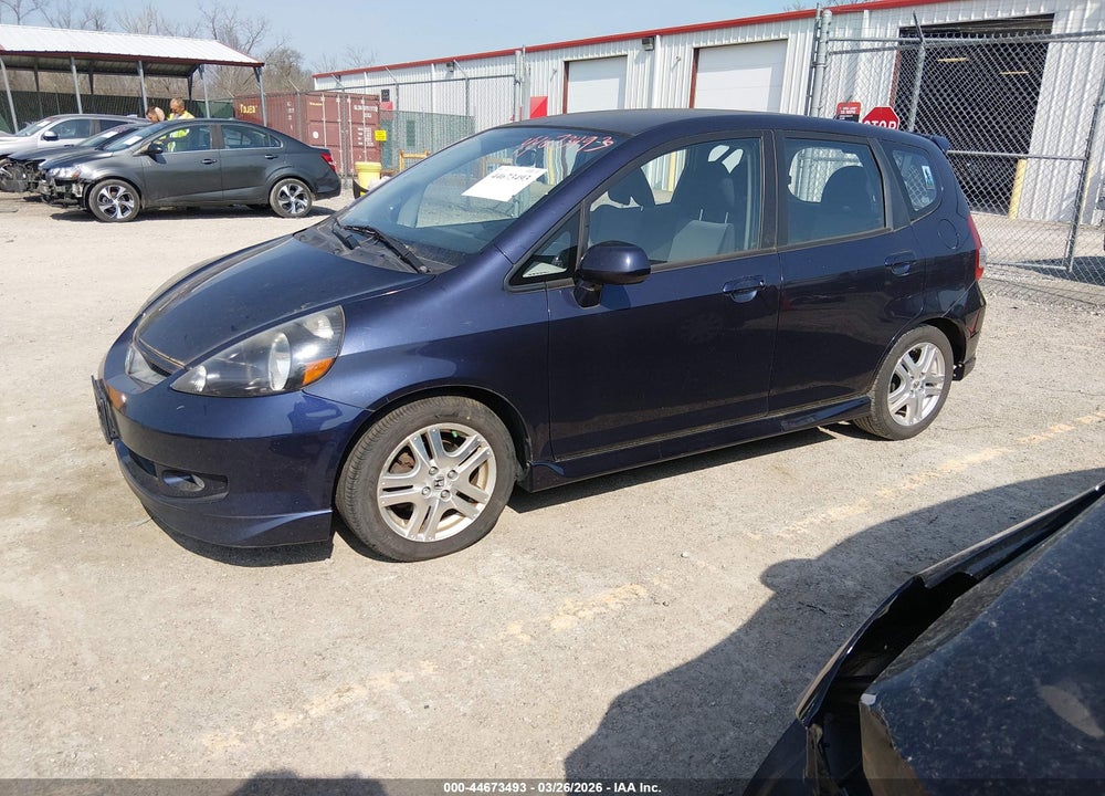 2008 HONDA FIT SPORT VIN: JHMGD38688S050768