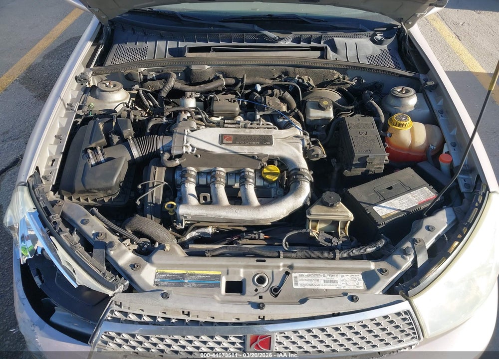 2003 SATURN L-SERIES L300 VIN: 1G8JW54R93Y504040
