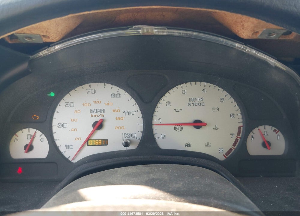 2003 SATURN L-SERIES L300 VIN: 1G8JW54R93Y504040