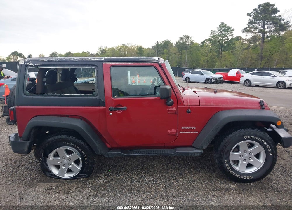 2012 JEEP WRANGLER SPORT VIN: 1C4AJWAG3CL286400
