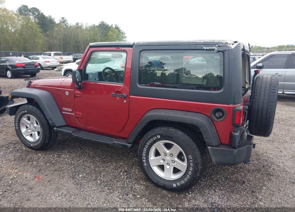2012 JEEP WRANGLER SPORT VIN: 1C4AJWAG3CL286400