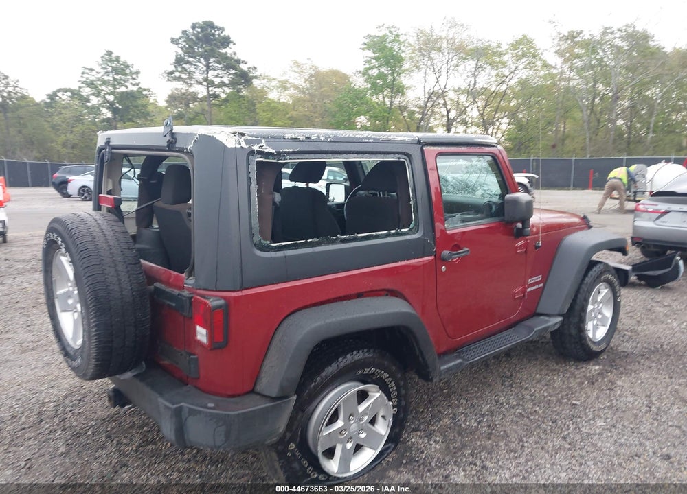 2012 JEEP WRANGLER SPORT VIN: 1C4AJWAG3CL286400