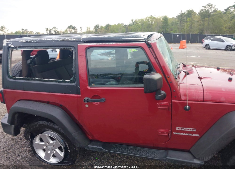 2012 JEEP WRANGLER SPORT VIN: 1C4AJWAG3CL286400