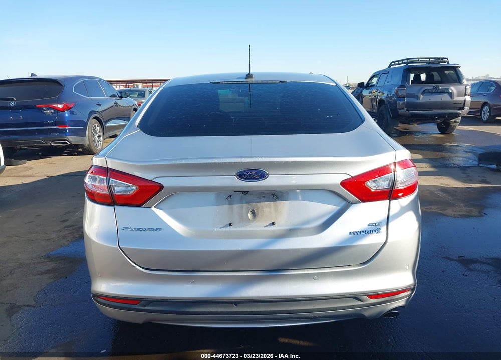 2016 FORD FUSION HYBRID SE VIN: 3FA6P0LU6GR406210