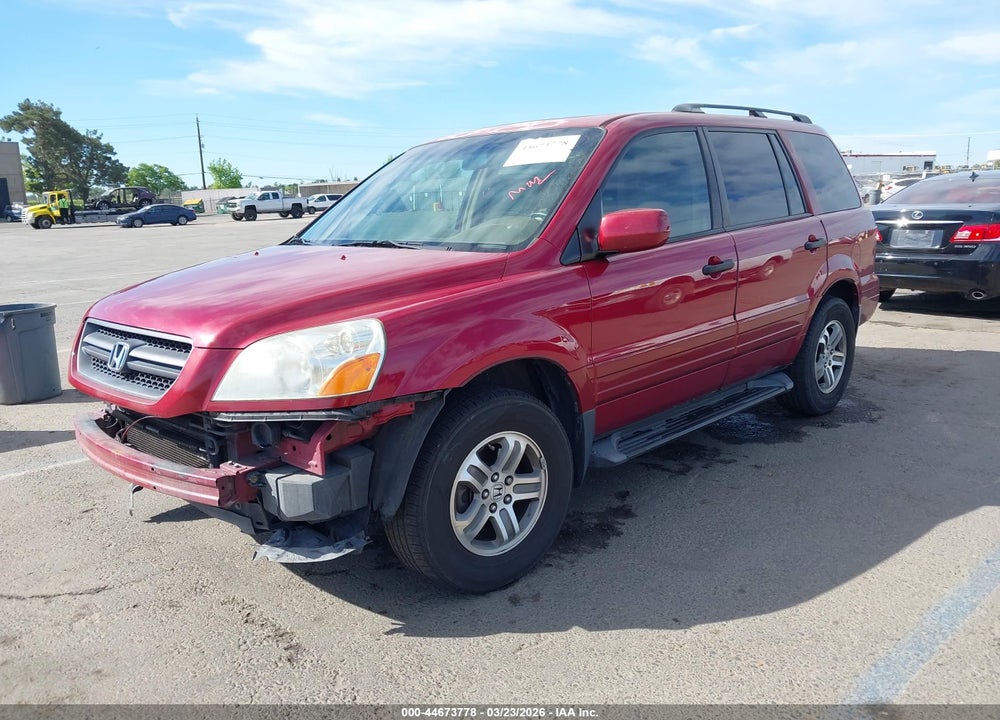 2005 HONDA PILOT EX-L VIN: 2HKYF18525H500906