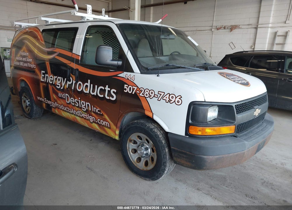 2014 CHEVROLET EXPRESS 1500 WORK VAN VIN: 1GCSHAF47E1200909