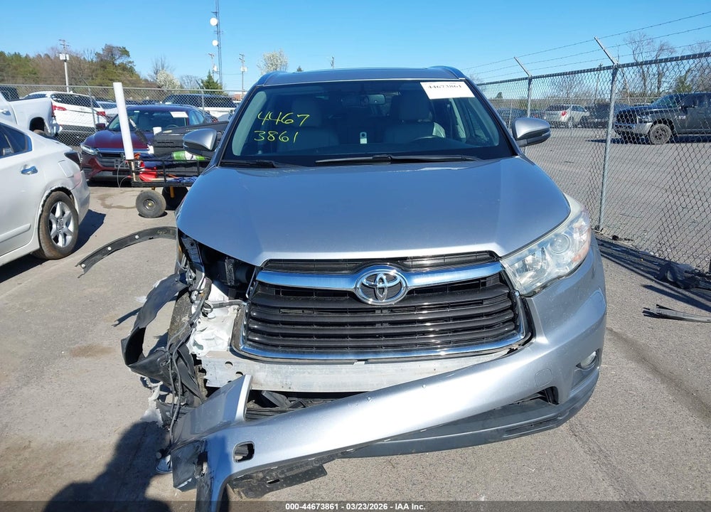 2014 TOYOTA HIGHLANDER XLE V6 VIN: 5TDJKRFH9ES055809