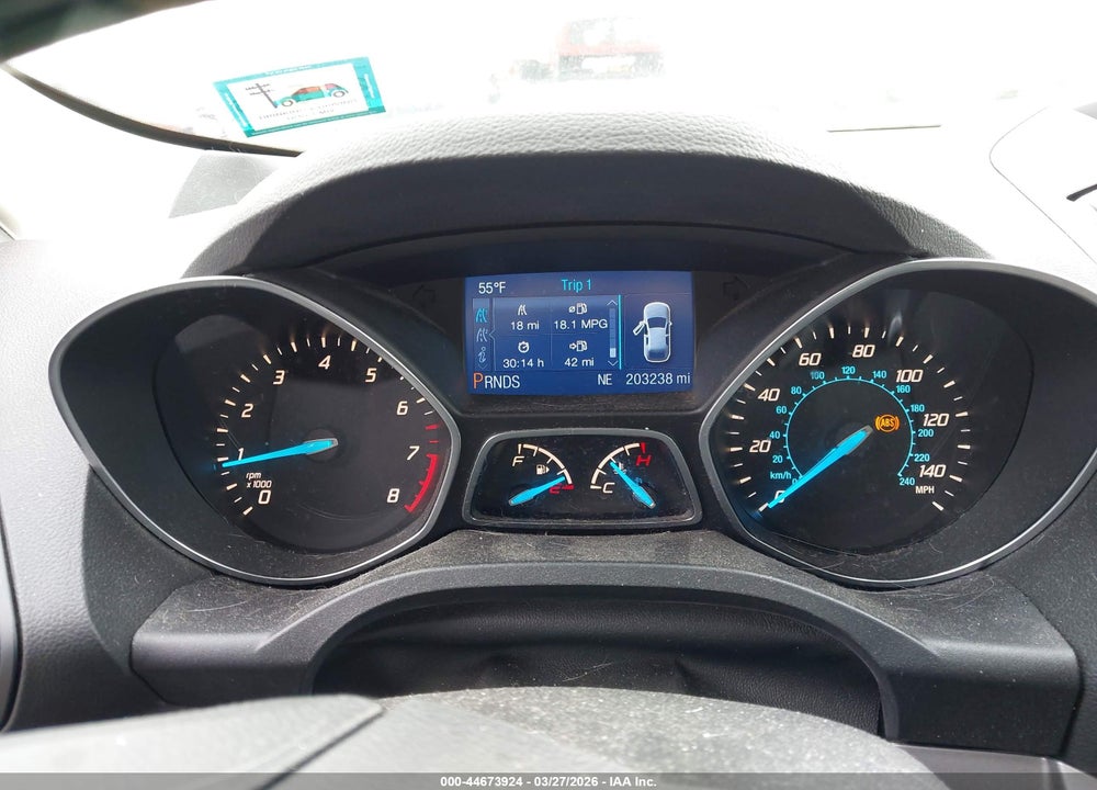 2013 FORD ESCAPE SE VIN: 1FMCU0G92DUC98535
