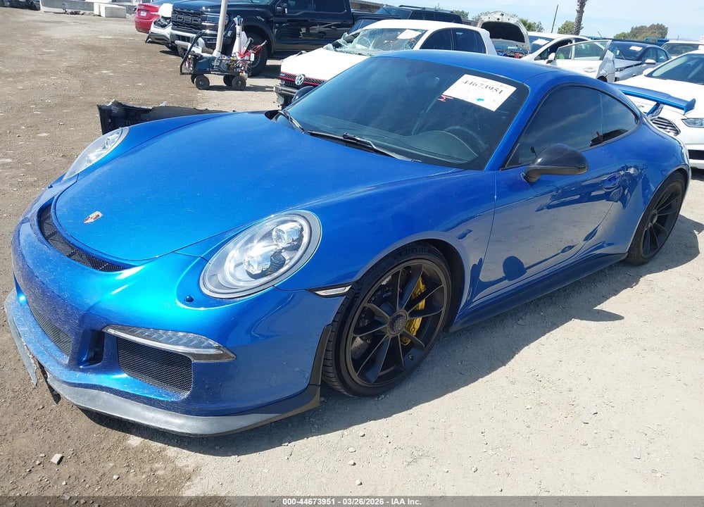 2014 PORSCHE 911 GT3 VIN: WP0AC2A97ES183610