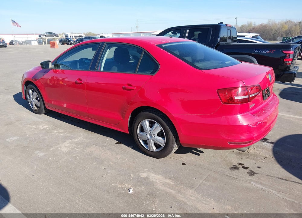 2015 VOLKSWAGEN JETTA 2.0L S VIN: 3VW2K7AJ4FM341519