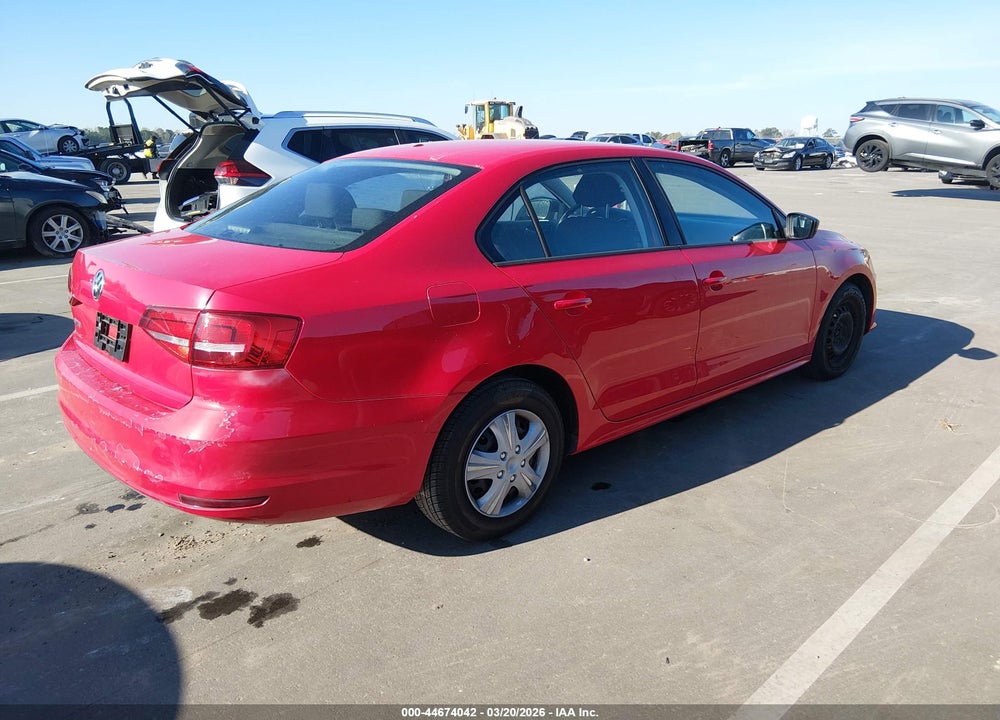 2015 VOLKSWAGEN JETTA 2.0L S VIN: 3VW2K7AJ4FM341519