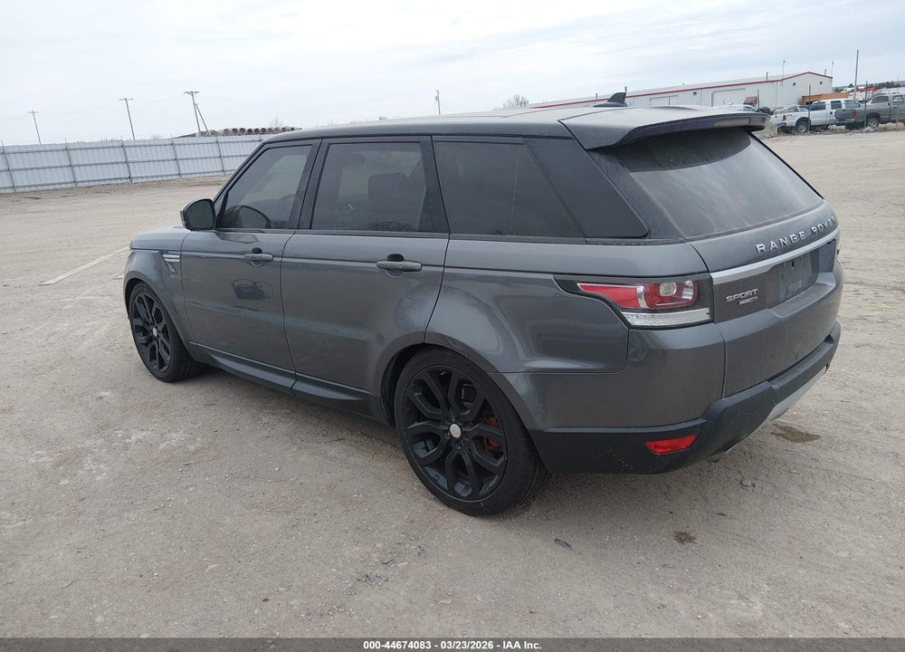 2016 LAND ROVER RANGE ROVER SPORT 3.0L V6 SUPERCHARGED HSE VIN: SALWR2PF3GA593176