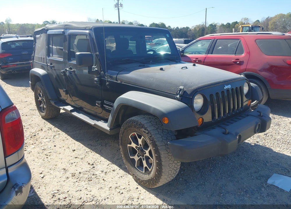 2012 JEEP WRANGLER UNLIMITED SPORT VIN: 1C4BJWDG6CL261622