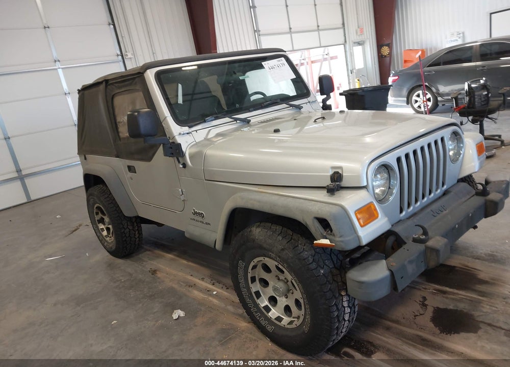 2004 JEEP WRANGLER SE VIN: 1J4FA29134P783756