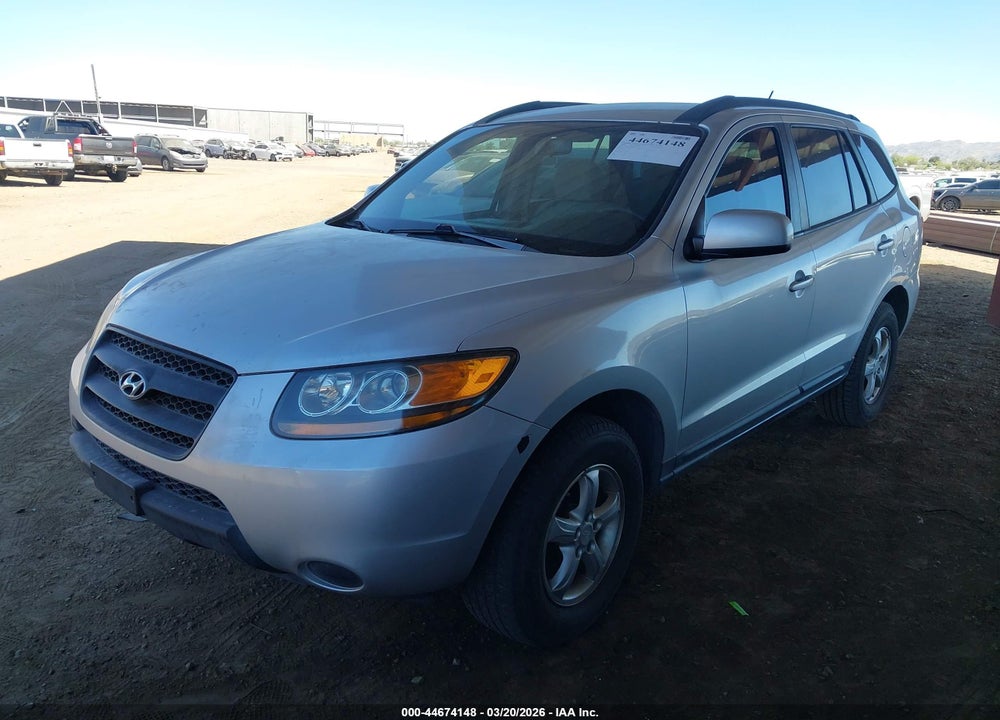 2008 HYUNDAI SANTA FE GLS VIN: 5NMSG13D48H193158